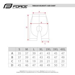 Force COMFORT 2 černé kraťasy s vložkou