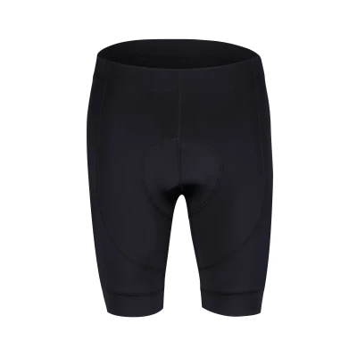 Force COMFORT černé pánské cyklistické kraťasy do pasu s vložkou
