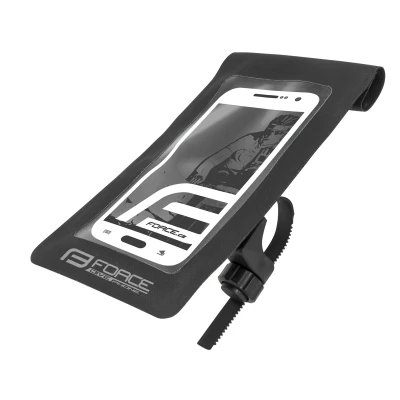Force Obal na mobil na řidítka DIVE vodotěsný, černý Force Obal na mobil na řidítka DIVE vodotěsný, černý