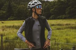 Force CHARM šedý cyklistický dres - dlouhý rukáv