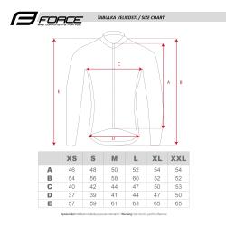 Force CHARM LADY sv.modrý dámský cyklodres - dl. rukáv