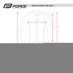 Force CHARM LADY sv.modrý dámský cyklodres - dl. rukáv