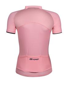 Force CHARM světle růžový dámský cyklistický dres - kr. rukáv