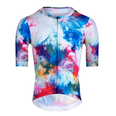 Force CRAZY modro-červený dres - kr. rukáv
