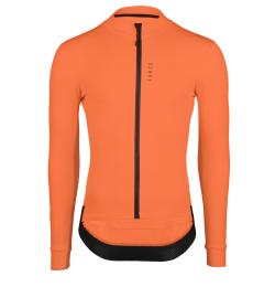 Force ENDLESS oranžový cyklodres dlouhý rukáv