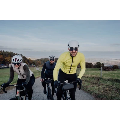 Force ENDLESS fluo cyklistický dres - dlouhý rukáv