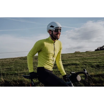 Force ENDLESS fluo cyklistický dres - dlouhý rukáv