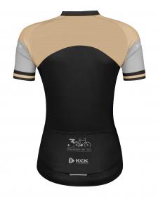 Force ANNIVERSARY LADY černo-zlatý dámský cyklistický dres
