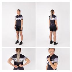 Force RETRO UNI čierno-zlatý dres - kr. rukáv