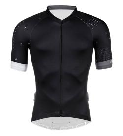Force GAME černý cyklistický dres - kr. rukáv