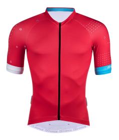 Force GAME červený cyklistický dres - kr. rukáv