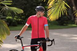 Force GAME červený cyklistický dres - kr. rukáv