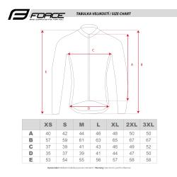 Force GOLD černý pánský cyklodres - dlouhý rukáv