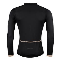 Force GOLD čierny pánsky cyklodres - dlhý rukáv