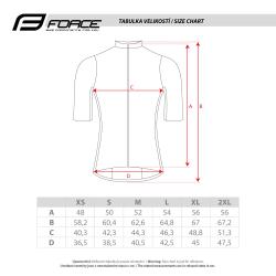 Force ICON černý cyklodres - kr. rukáv