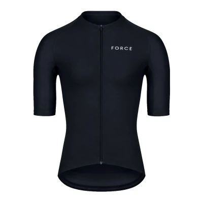 Force ICON černý cyklodres - kr. rukáv