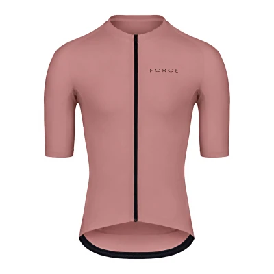 Force ICON starorůžový cyklodres - kr. rukáv