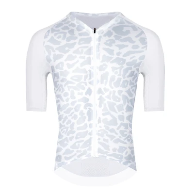 Force LEOPARD bielo-sivý dres - kr. rukáv