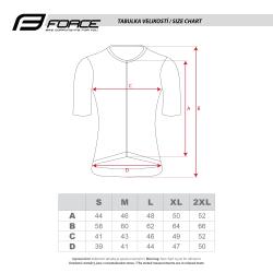 Force LIMIT šedo-limetkový cyklodres - kr. rukáv