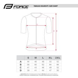 Force LIMIT šedo-limetkový cyklodres - kr. rukáv