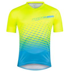 Force MTB ANGLE fluo-modrý cyklistický dres - kr. rukáv Force MTB ANGLE fluo-modrý cyklistický dres - kr. rukáv