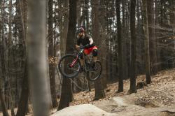 Force MTB ANGLE army cyklistický dres - kr. rukáv