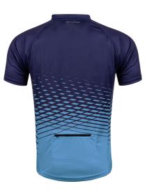 Force MTB ANGLE modrý cyklistický dres - kr. rukáv