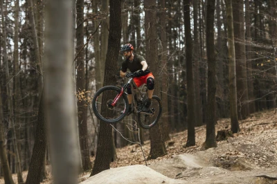 Force MTB ANGLE army cyklistický dres - kr. rukáv