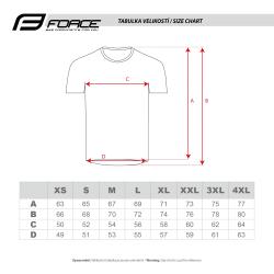 Force MTB MOUNT cihlový cyklistický dres - krátký rukáv