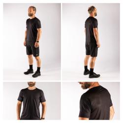 Force MTB MOUNT čierny cyklodres krátky rukáv