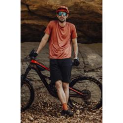 Force MTB MOUNT cihlový cyklistický dres - krátký rukáv