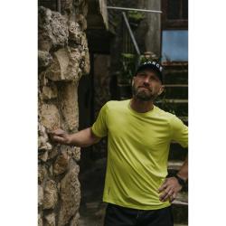 Force MTB MOUNT fluo cyklodres - krátký rukáv