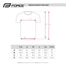 Force MTB MOUNT LADY fialový cyklistický dres - kr. rukáv