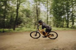 Force MTB MOVE černý cyklodres - krátký rukáv