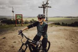 Force MTB MOVE tm.zelený cyklodres - krátky rukáv