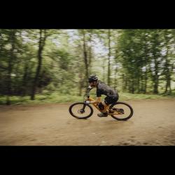 Force MTB MOVE černý cyklodres - krátký rukáv