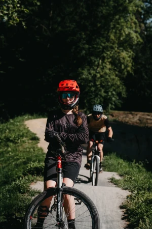 Force MTB RULES černo-šedý dres - dl. rukáv