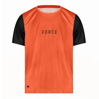 Force MTB RULES oranžový dres - kr. rukáv