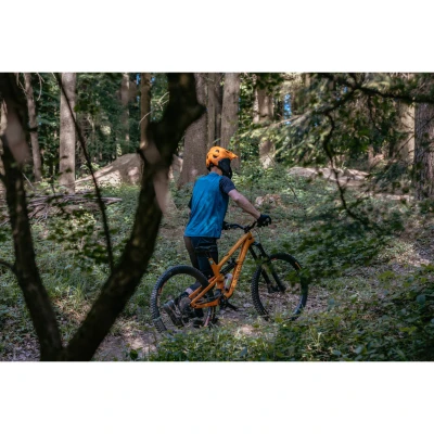 Force MTB RULES modrý dres - kr. rukáv