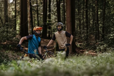 Force MTB RULES béžový cyklodres - kr. rukáv