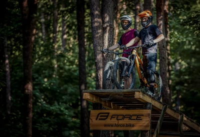 Force MTB RULES bordó dres - kr. rukáv