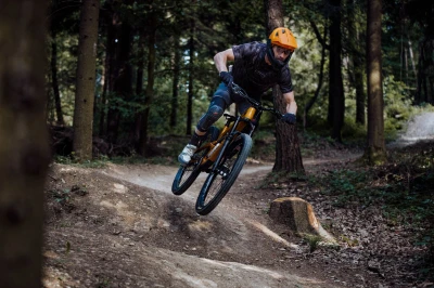 Force MTB RULES černo-šedý dres - kr. rukáv