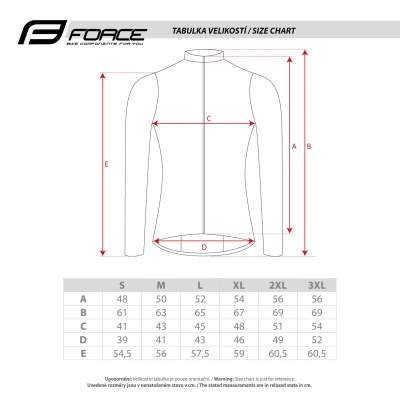 Force Dres PLAIN černý dres dlouhý rukáv