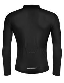 Force PURE čierny pánsky cyklistický dres - dlhý rukáv
