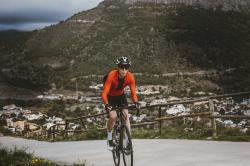 Force PURE červený pánský cyklodres - dlouhý rukáv