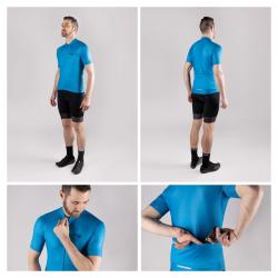 Force PURE modrý pánský cyklistický dres