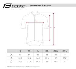 Force PURE černý pánský cyklistický dres