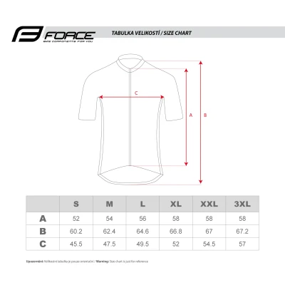Force PURE černý pánský cyklistický dres