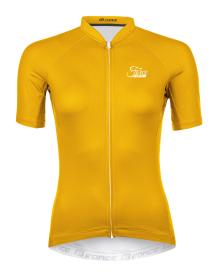Force PURE žlutý dámský cyklistický dres
