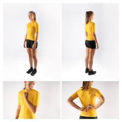 Force PURE žlutý dámský cyklistický dres